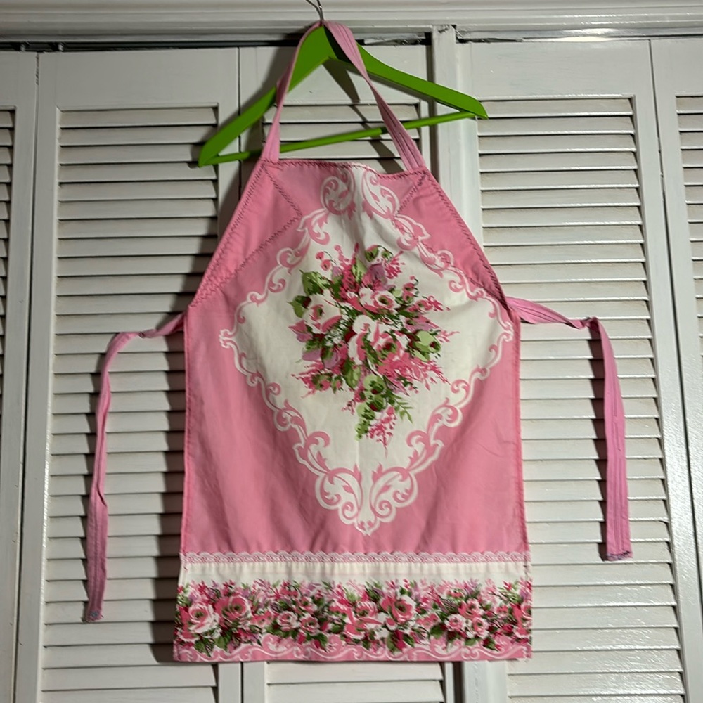 Vintage Pink Apron